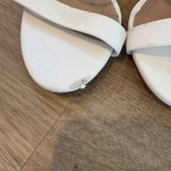 ** Steve Madden White Sheena heel Strappy Sandals 9.5 - Picture 4 of 7